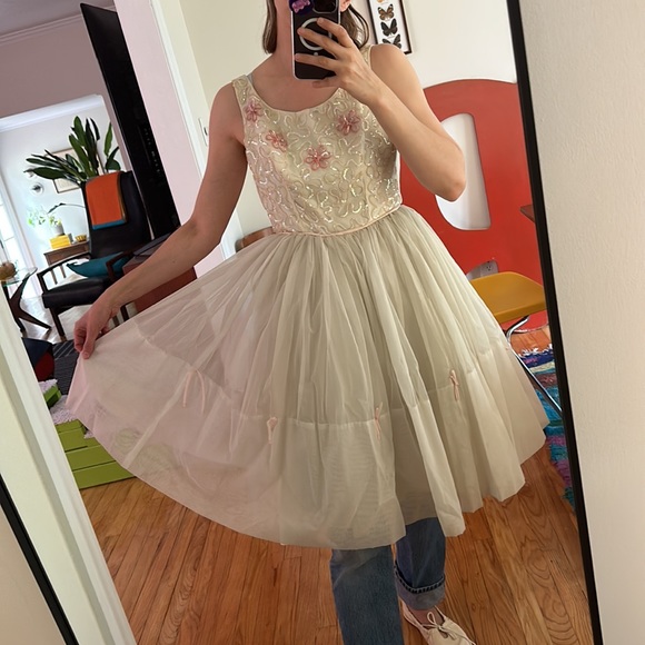 Vintage 1950s party dress - Picture 3 of 13